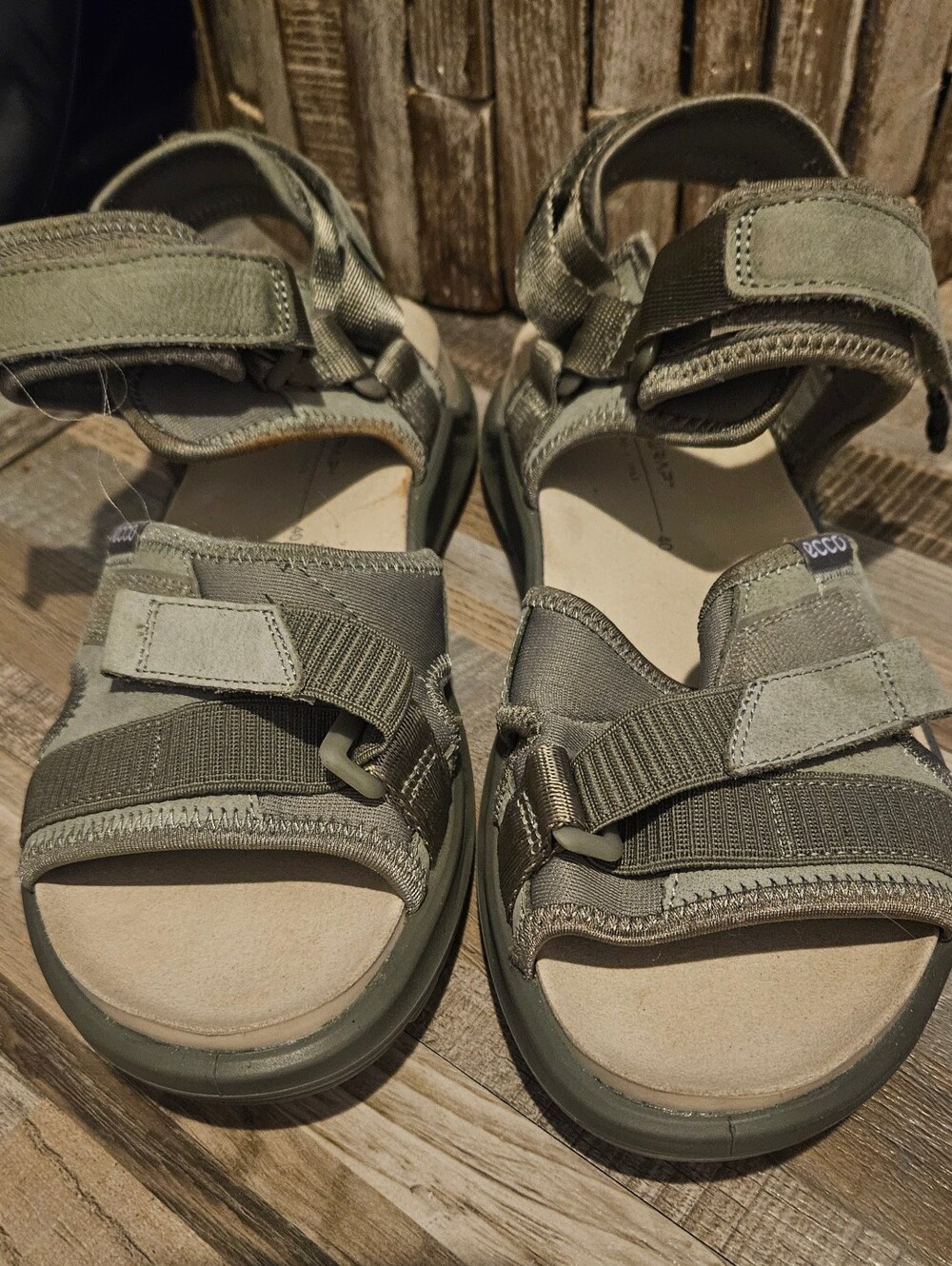 Ecco Exowrap Sandals. 9